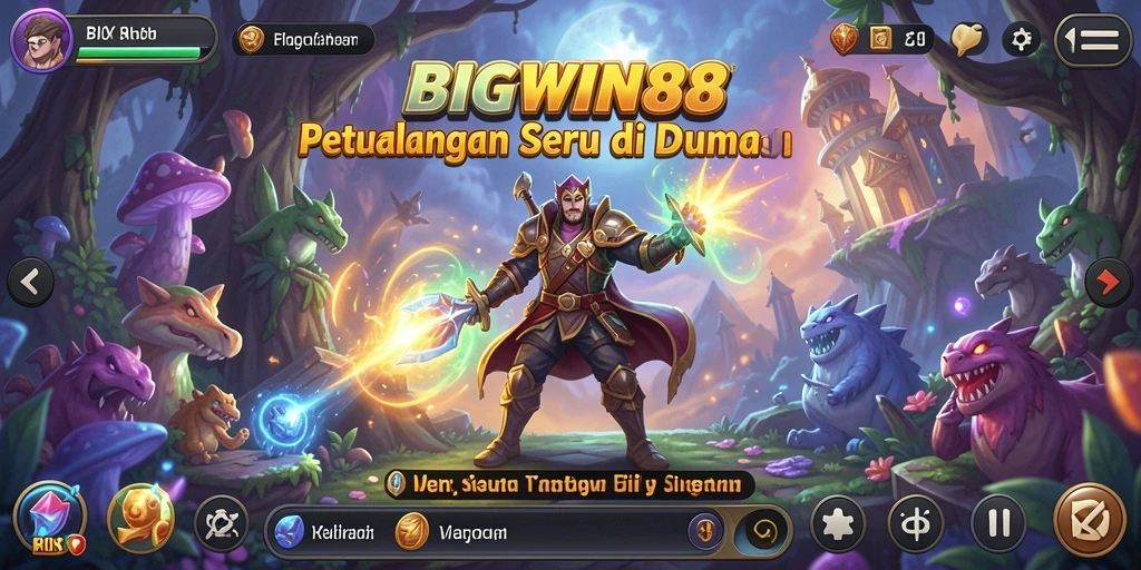 Tangkapan layar yang menunjukkan gameplay seru dalam petualangan BIGWIN88.