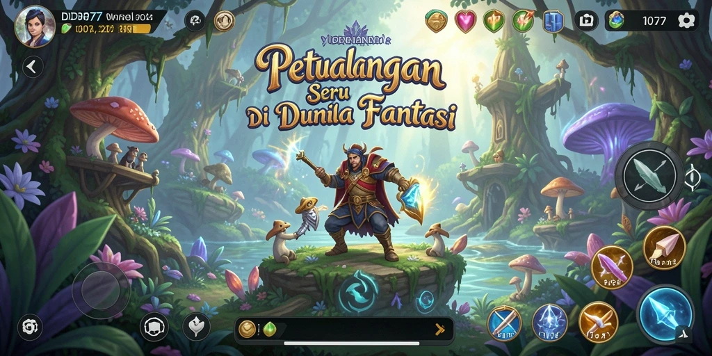 Screenshot gameplay IDR77 menampilkan aksi seru dalam petualangan.