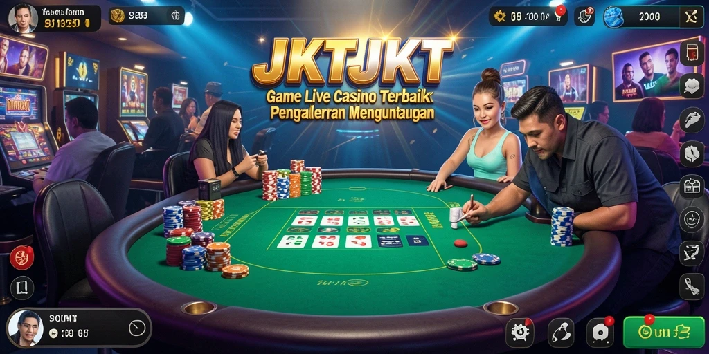Gameplay Live Casino JKTJKT yang menegangkan dan interaktif.