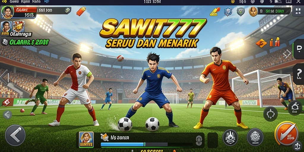 Screenshot SAWIT777 menunjukkan aksi seru dalam permainan olahraga.