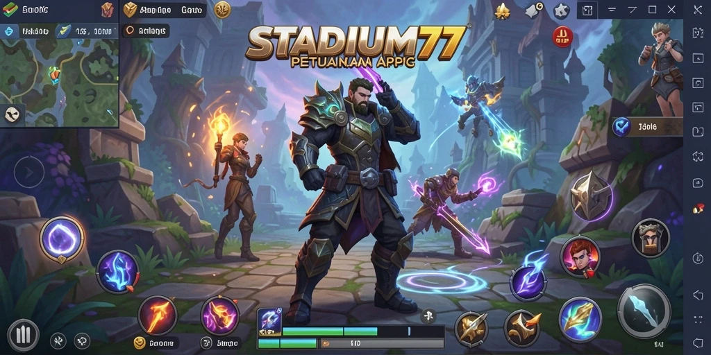Gameplay dinamis dan mendebarkan dalam STADIUM77, tunjukkan kekuatanmu!